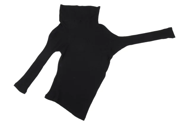 Y's LIMITED EDITION Asymmetry Wool Rib Knit Top K-168033_002
