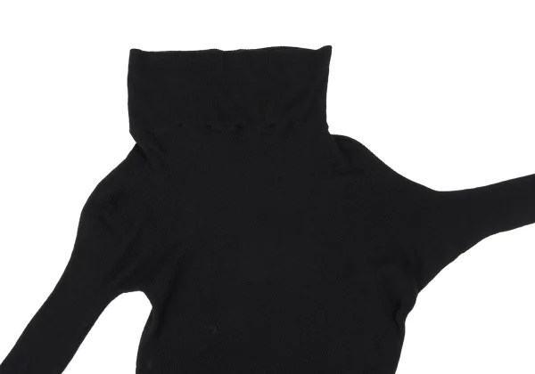 Y's LIMITED EDITION Asymmetry Wool Rib Knit Top K-168033_003