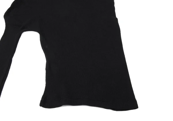 Y's LIMITED EDITION Asymmetry Wool Rib Knit Top K-168033_008