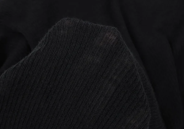 Y's LIMITED EDITION Asymmetry Wool Rib Knit Top K-168033_011