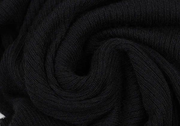 Y's LIMITED EDITION Asymmetry Wool Rib Knit Top K-168033_012