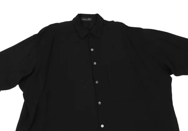 MICHIKO by Y’s Rayon Cupra Drape Shirt Dress K-168034_003