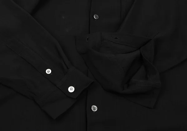 MICHIKO by Y’s Rayon Cupra Drape Shirt Dress K-168034_008