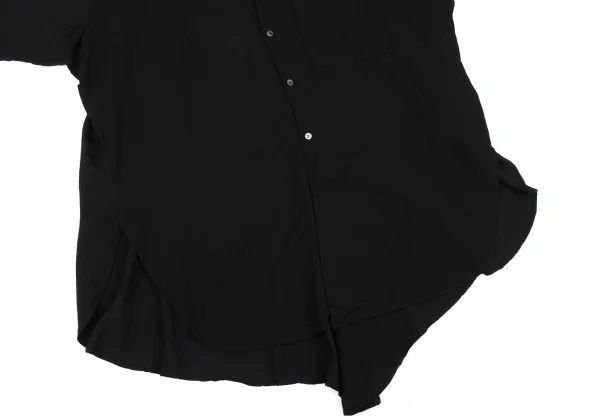 MICHIKO by Y’s Rayon Cupra Drape Shirt Dress K-168034_009