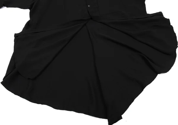 MICHIKO by Y’s Rayon Cupra Drape Shirt Dress K-168034_010