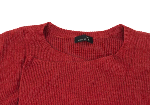 RISMAT by Y's Buttonless Wool Rib Knit Long Cardigan K-168035_004