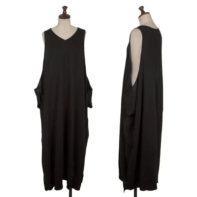 RISMAT by Y's Acrylic Cotton Side Button Sleeveless Knit Dress