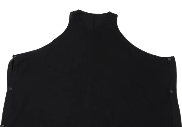 RISMAT by Y's Acrylic Cotton Side Button Sleeveless Knit Dress K-168036_003