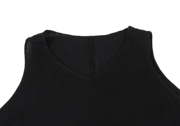 RISMAT by Y's Acrylic Cotton Side Button Sleeveless Knit Dress K-168036_004