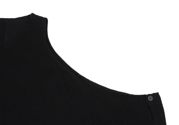 RISMAT by Y's Acrylic Cotton Side Button Sleeveless Knit Dress K-168036_005