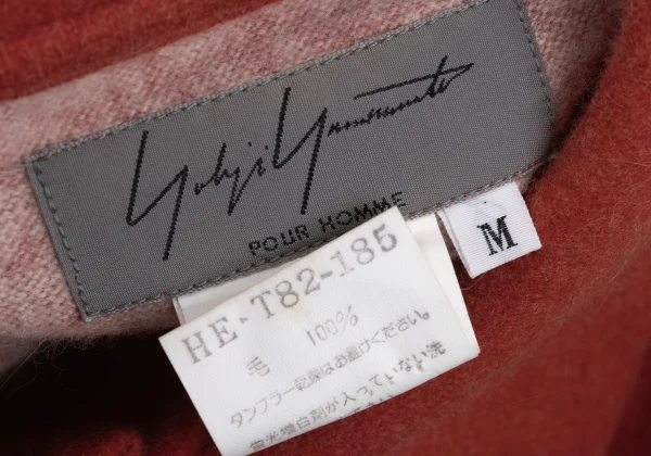 Yohji Yamamoto POUR HOMME Rokumeikan Print Brushed Wool Shirt K-168039_014