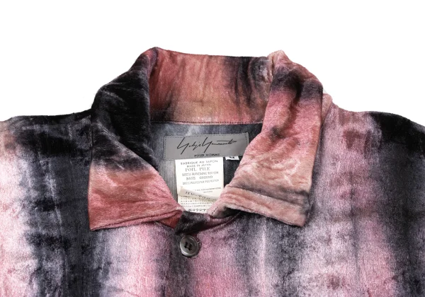 Yohji Yamamoto POUR HOMME Dyed Velvet Shirt K-168040_003