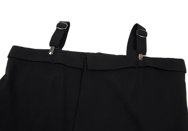 Y's Wool Gabardine Suspender Wrap Dress K-168043_004