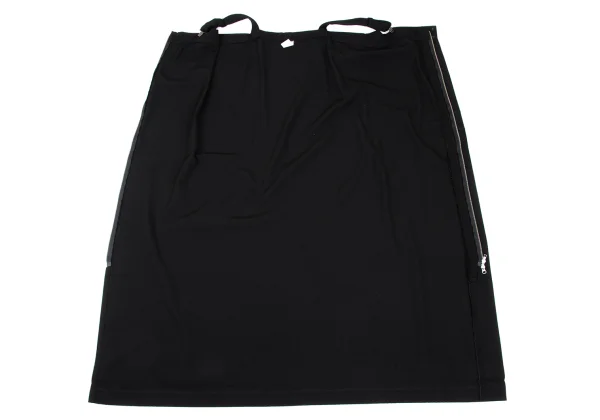 Y's Wool Gabardine Suspender Wrap Dress K-168043_011