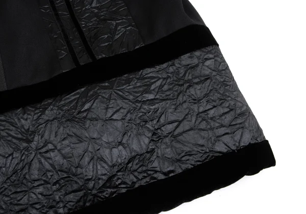 KENZO Mixed-material Patchwork Coat K-168044_011