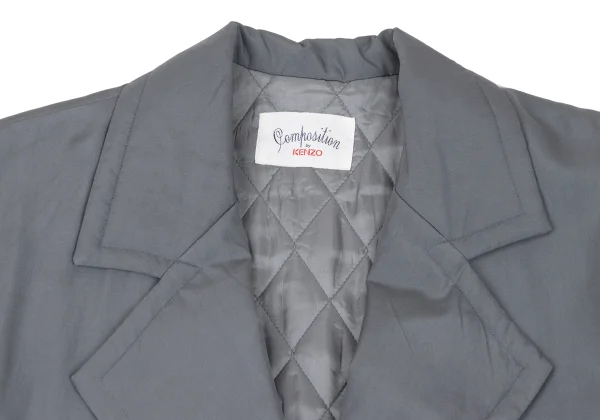 Composition by KENZO Lining Quilted Buttonless Jacket K-168045_004