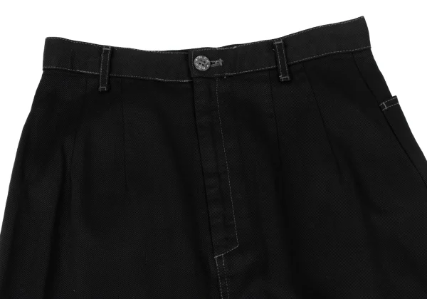 MCM Side Logo Embroidery Cupra Skirt K-168046_010