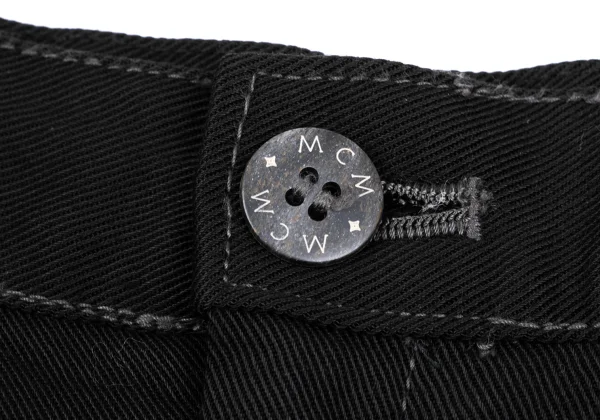 MCM Side Logo Embroidery Cupra Skirt K-168046_011