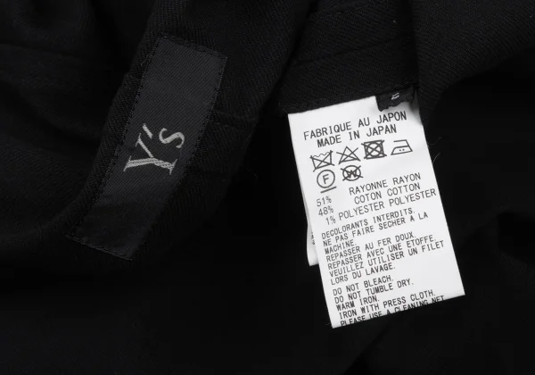 Y's Rayon Cotton Sailor Coat K-168048_014