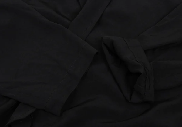 Y's Crepe de Chine Shawl Collar Coat K-168050_007