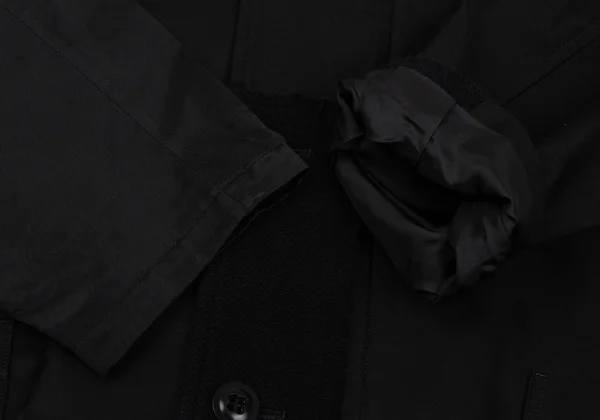 Y's Patchwork No Collar Cotton Coat K-168051_008