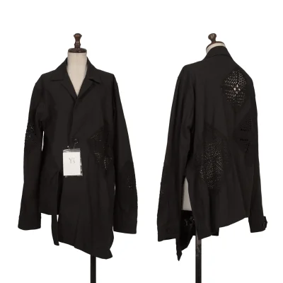 Y's Square Crochet Asymmetrical Jacket