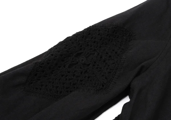 Y's Square Crochet Asymmetrical Jacket K-168054_006