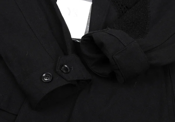 Y's Square Crochet Asymmetrical Jacket K-168054_007