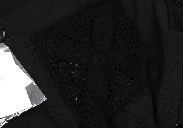 Y's Square Crochet Asymmetrical Jacket K-168054_010