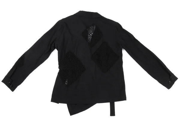 Y's Square Crochet Asymmetrical Jacket K-168054_014
