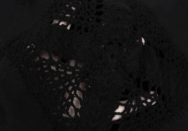 Y's Square Crochet Asymmetrical Jacket K-168054_015