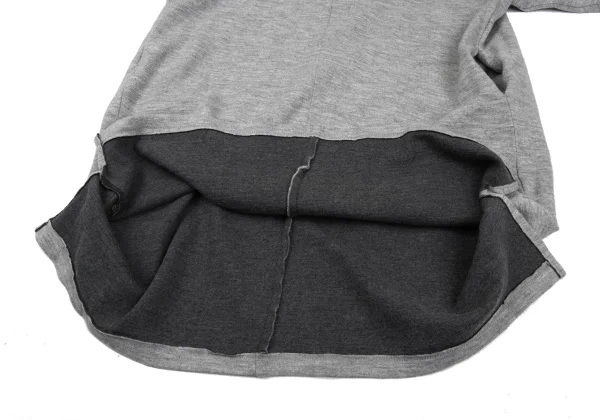 Y's Wool Blend Long Knit Blouse K-168058_009