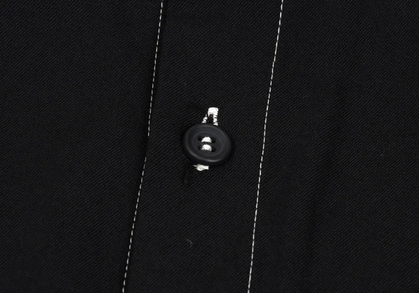 Y's Wool Gaba Back Open Dyed Gradient Shirt Dress K-168061_005