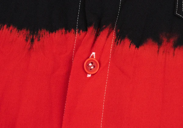 Y's Wool Gaba Back Open Dyed Gradient Shirt Dress K-168061_006