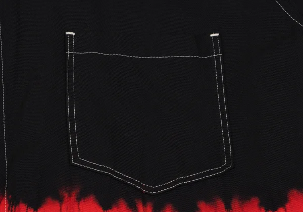 Y's Wool Gaba Back Open Dyed Gradient Shirt Dress K-168061_007