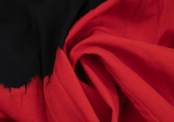 Y's Wool Gaba Back Open Dyed Gradient Shirt Dress K-168061_016