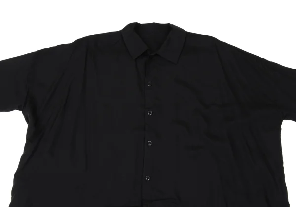 Y's Detachable Hem Asymmetrical Short Sleeve Shirt Dress K-168062_003