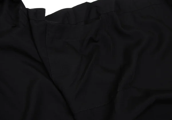 Y's Detachable Hem Asymmetrical Short Sleeve Shirt Dress K-168062_011