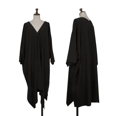 Y's Switching Design V Neck Dress