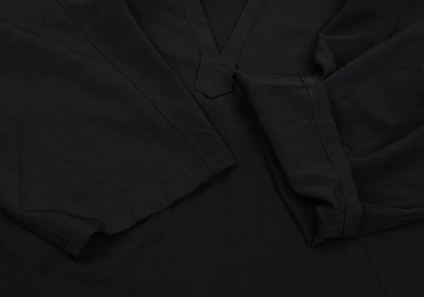 Y's Switching Design V Neck Dress K-168063_006