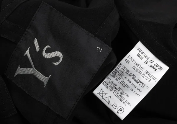 Y's Switching Design V Neck Dress K-168063_014