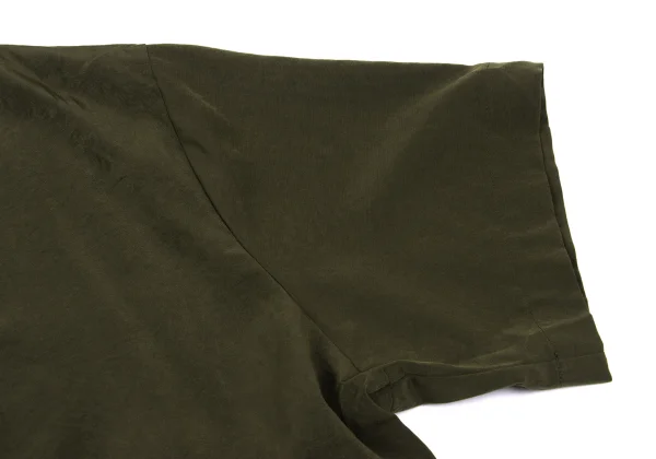 Y's Band Collar Back Patch Pocket Short Sleeve Shirt Dress K-168064_007