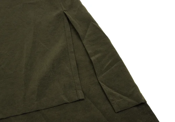 Y's Band Collar Back Patch Pocket Short Sleeve Shirt Dress K-168064_009