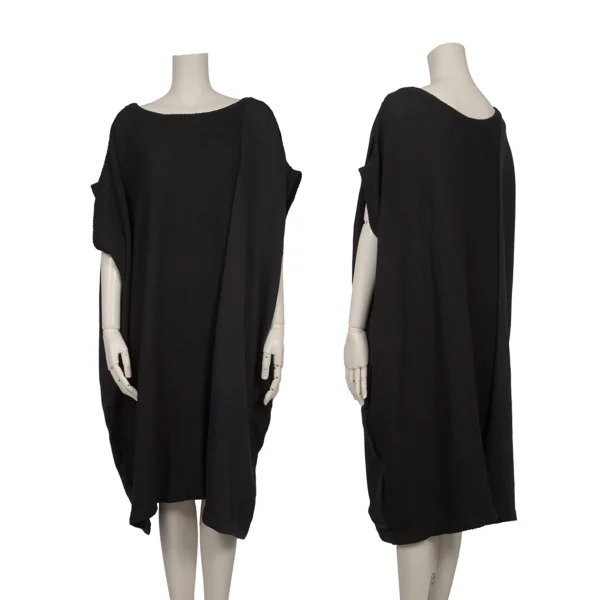 Y's Re-knitting Design Long Knit Tops Navy 2 K-168066_001