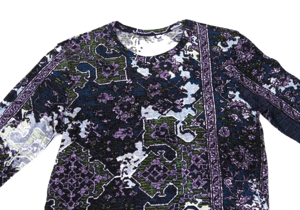 Y's Cotton Graphic Printed Sheer T-shirt K-168067_003