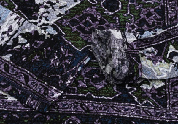 Y's Cotton Graphic Printed Sheer T-shirt K-168067_006