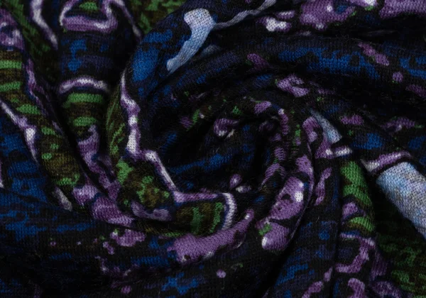 Y's Cotton Graphic Printed Sheer T-shirt K-168067_012