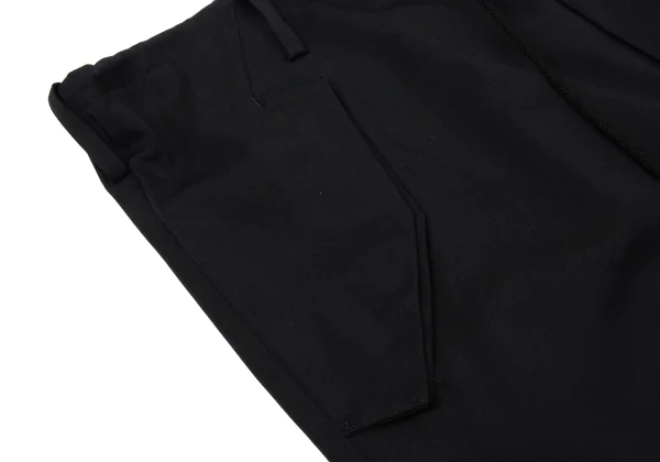 Y's Wool Gabardine Front Embroidery Wide Pants K-168068_006