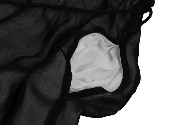 Y's Sheer Cupra Layered Asymmetrical Wide Pants K-168071_005