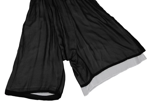 Y's Sheer Cupra Layered Asymmetrical Wide Pants K-168071_006